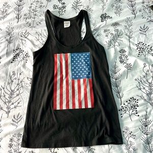 VS PINK USA Flag Tank Top